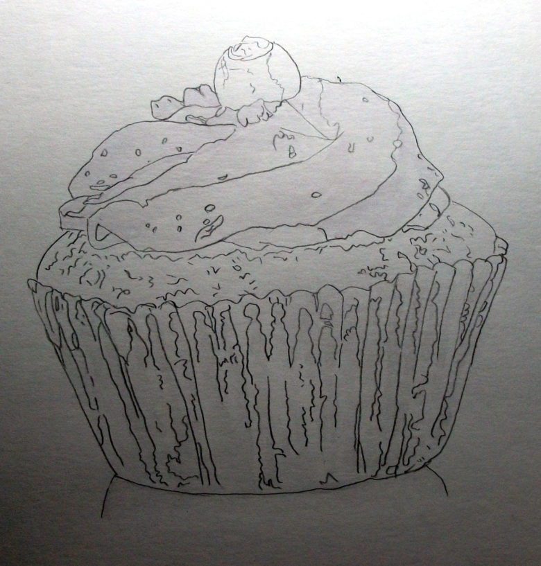 ブルーベリーカップケーキ