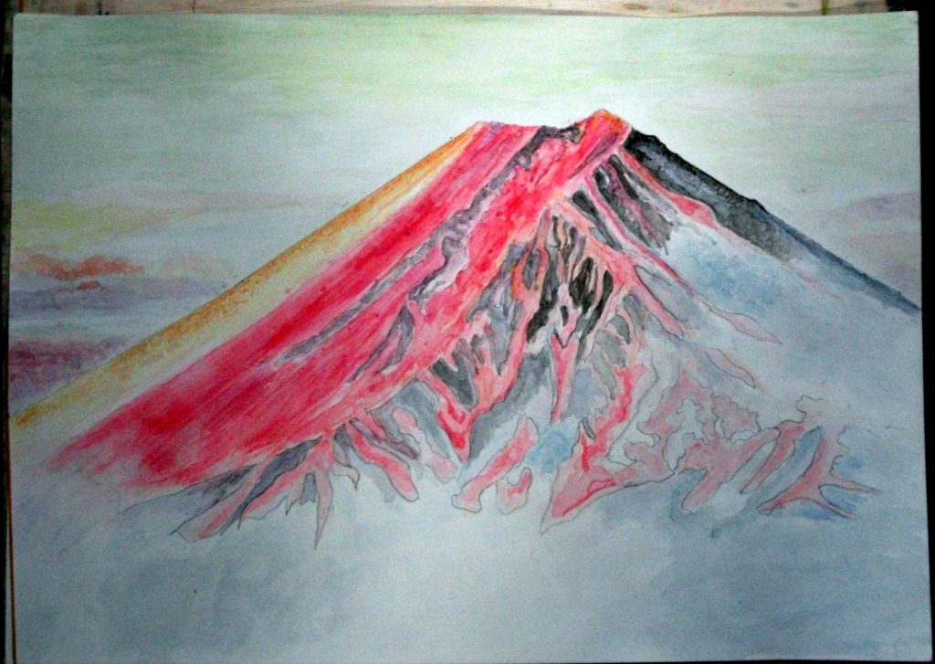 赤富士3